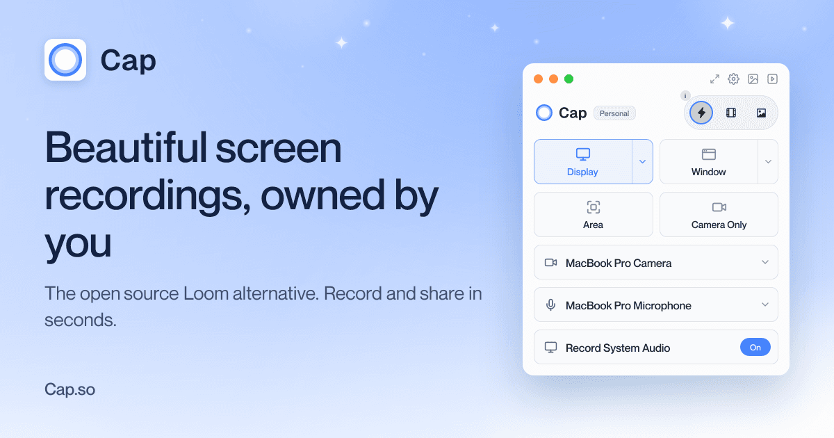 Cap — the open-source Loom alternative you can self-host (cap.so)