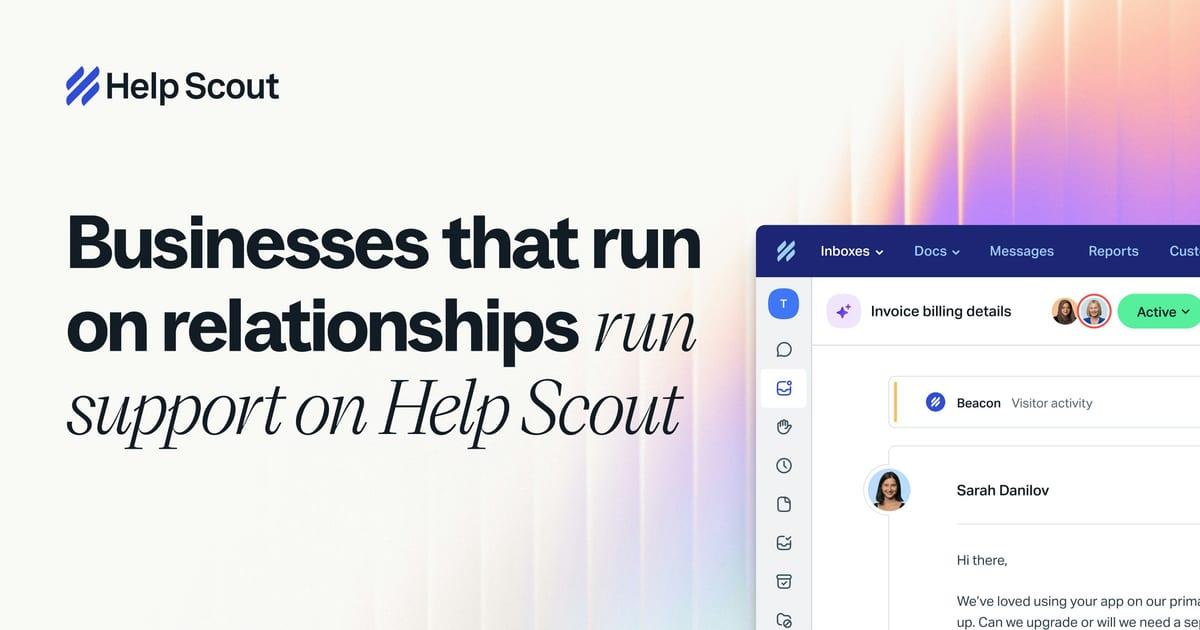 Customer Support Tools โ Help Scout