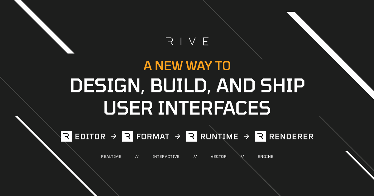 Rive — production-ready interactive animation (rive.app)