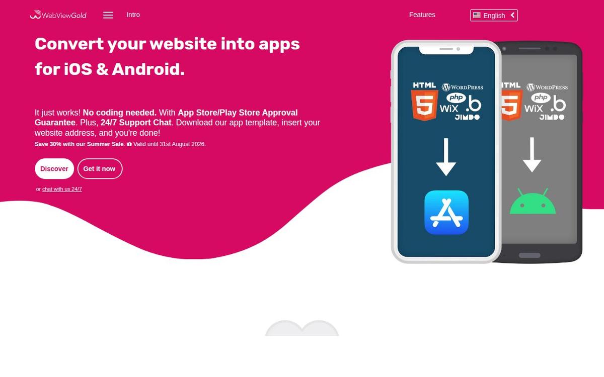 WebViewGold — screenshot