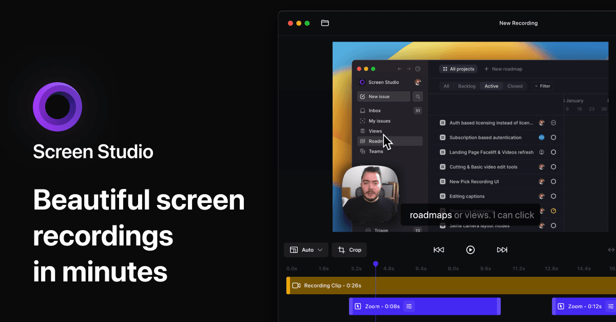 Screen Recorders โ Screen Studio
