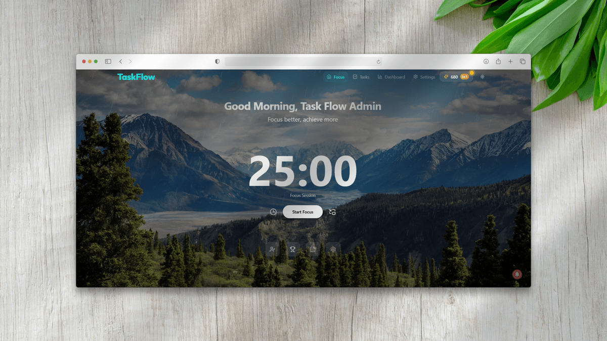 TaskFlow screenshot