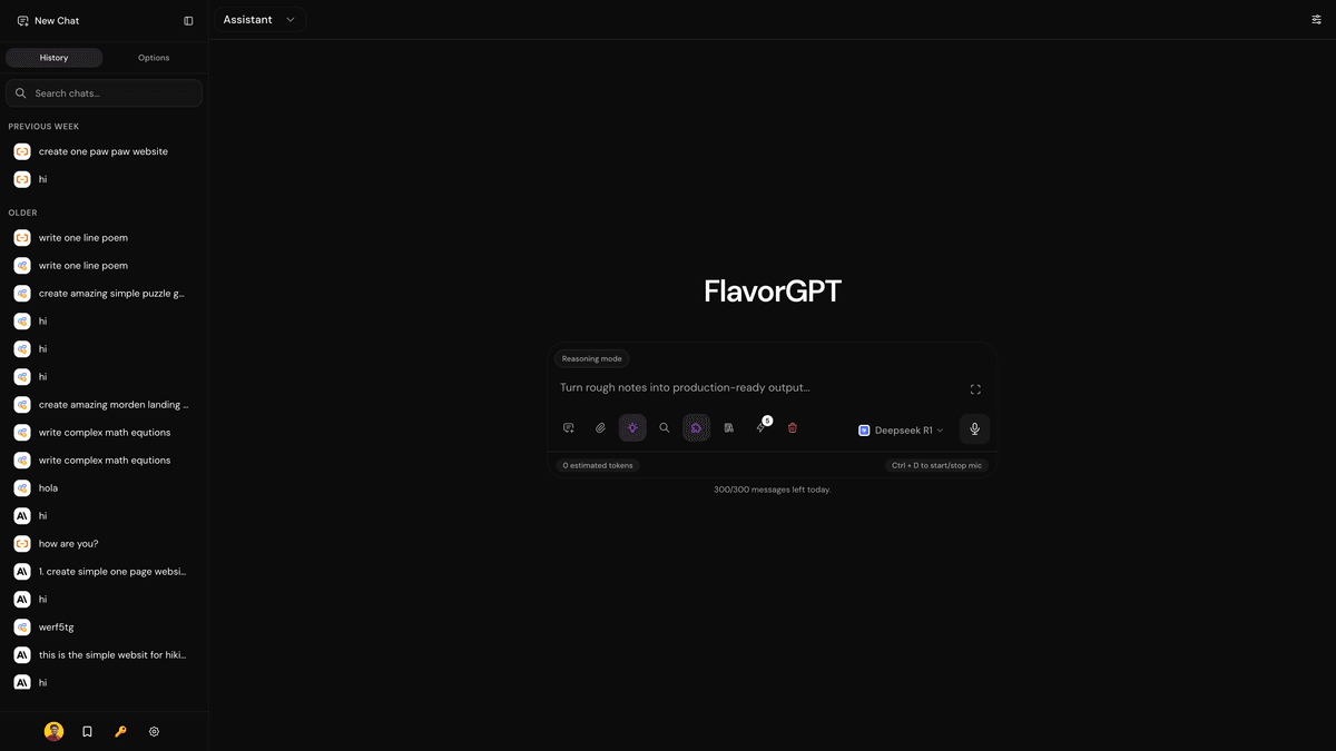 FlavorGPT screenshot