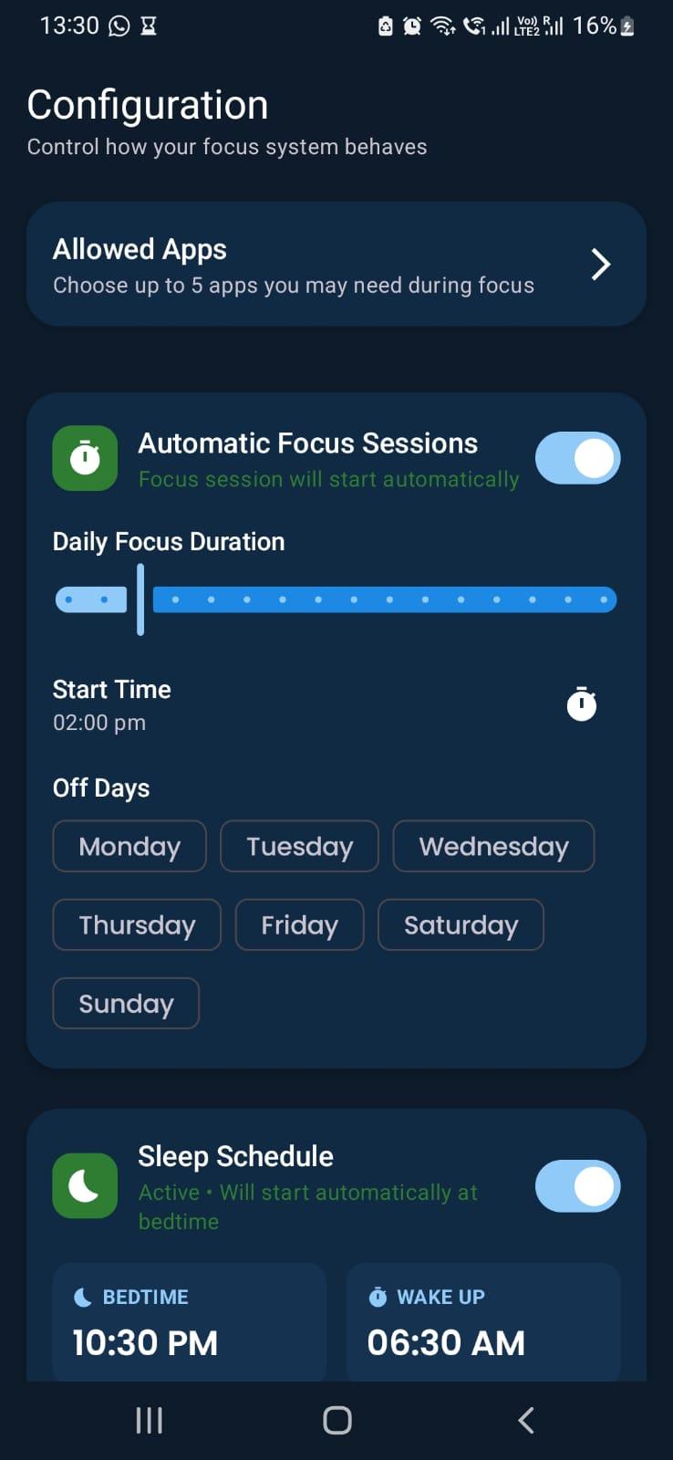 Focushala screenshot