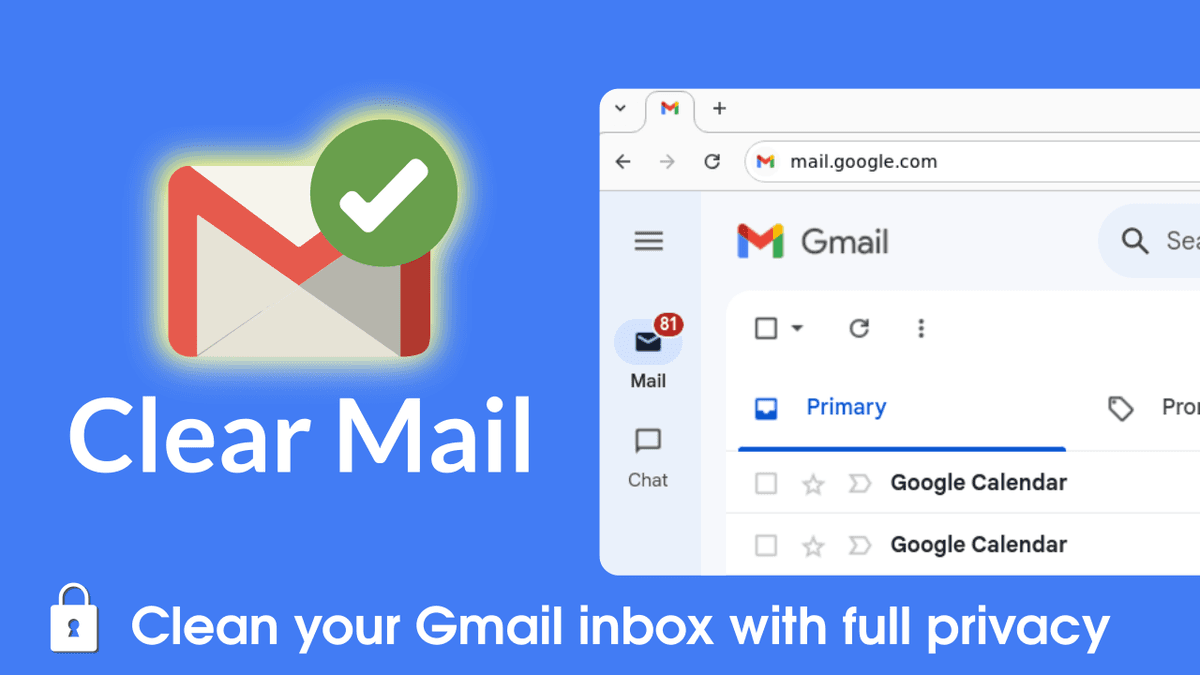 Clear Mail for Gmail screenshot