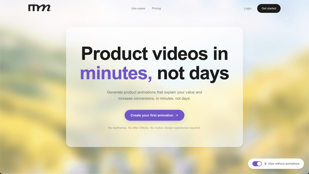 mmotion screenshot