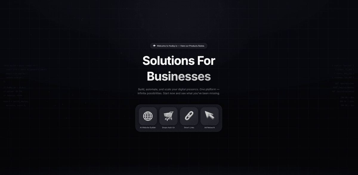 Hudby.io screenshot
