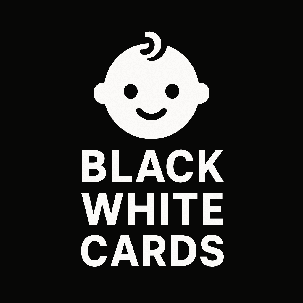 Black & White Baby Cards