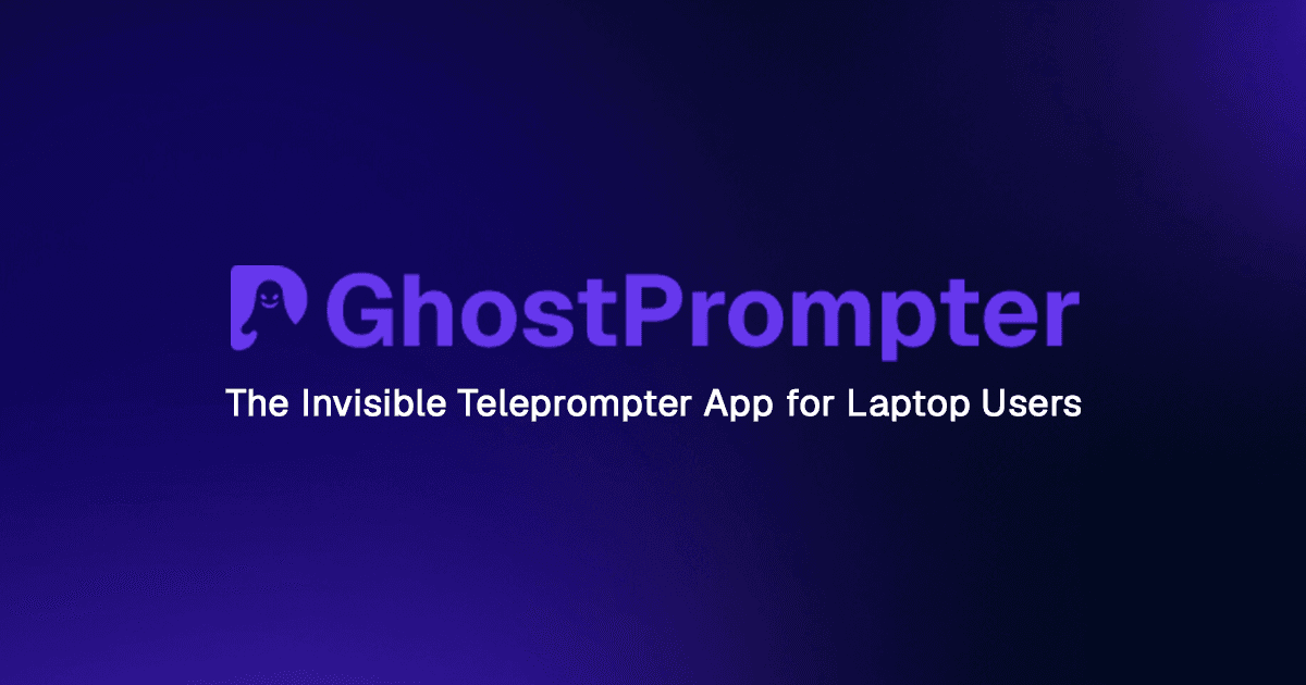 GhostPrompter screenshot